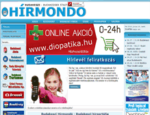 Tablet Screenshot of hirmondo.budakeszi.hu